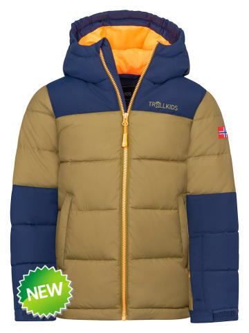Winterjas "Narvik" kaki/blauw