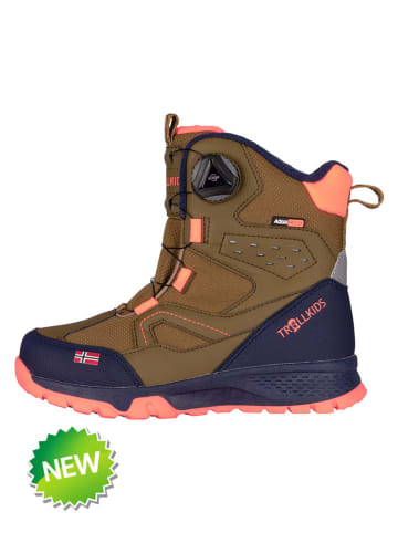 Botki zimowe "Kirkenes" w kolorze khaki