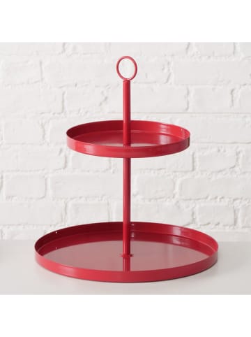 Etagere "Samina" in Rot - (H)34 cm