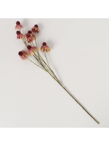 Kunstblume "Sonnenhüte" in Lila/ Grün - (H)95 cm