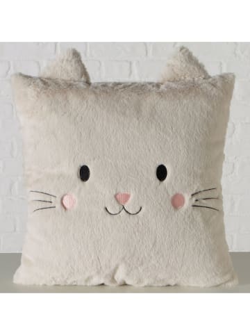 Kissen ''Minka'' in Beige - (L)40 x (B)40 cm