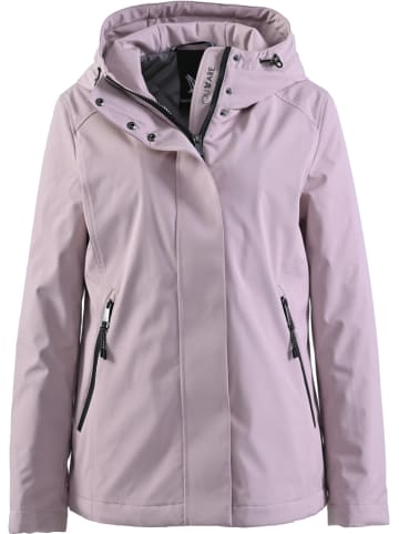 Softshelljacke in Flieder