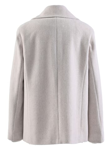 Wolljacke in Hellgrau