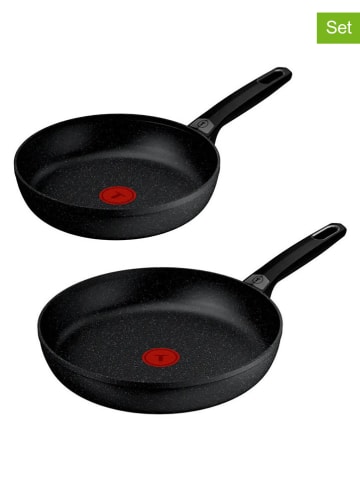 Patelnie (2 szt.) "Excell'Cook G7" w kolorze czarnym