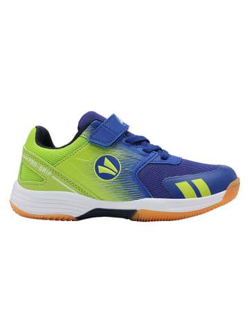 Hallen-Fußballschuhe "Nick" in Blau/ Grün