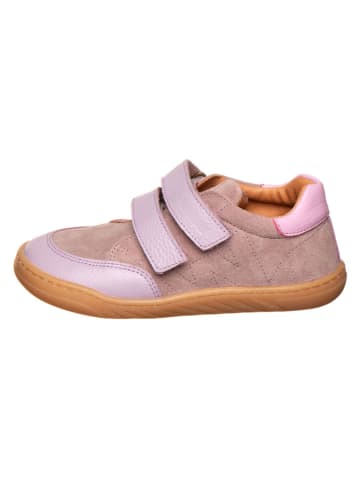 Leder-Sneakers "Barres" in Lila