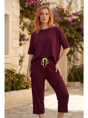 2-delige outfit rood