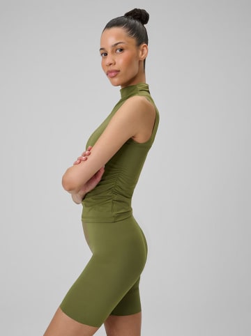 Top sportowy w kolorze khaki