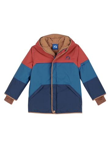 Winterjacke "Taika Snow" in Rot/ Blau