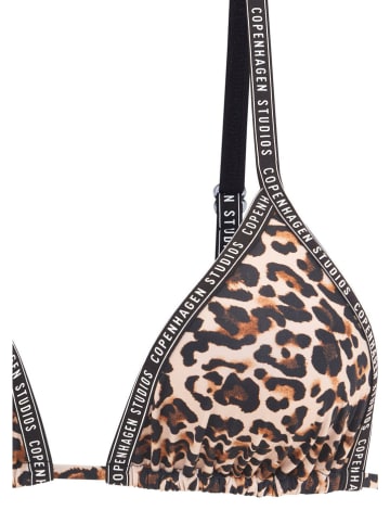 Biustonosz bikini w kolorze brązowo-beżowym