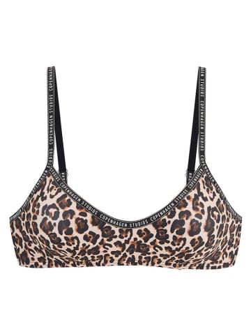 Bikini-Oberteil in Beige/ Braun