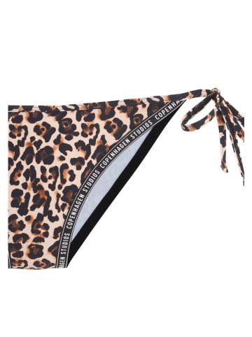 Figi bikini w kolorze brązowo-beżowym