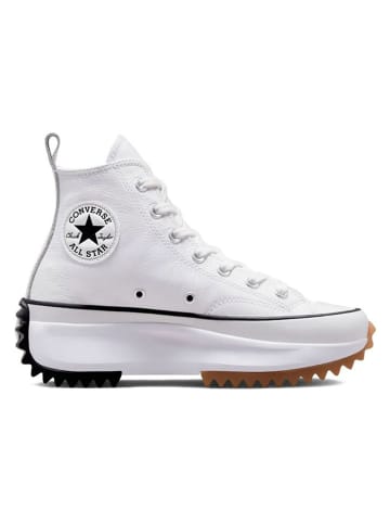 Skórzane sneakersy "Run Star Hike" w kolorze białym