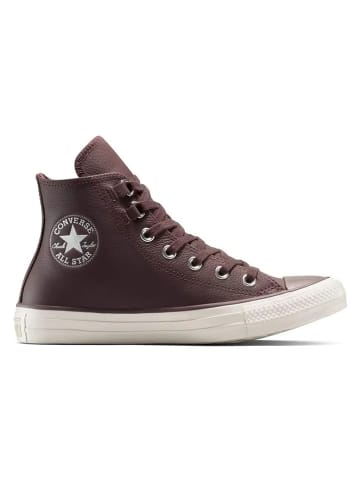 Skórzane sneakersy "Chuck Taylor All Star Hi" w kolorze brązowym