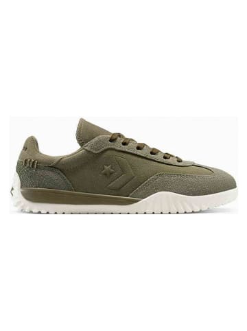 Skórzane sneakersy "Run Star" w kolorze khaki
