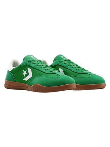 Leder-Sneakers "Run Star" in Grün