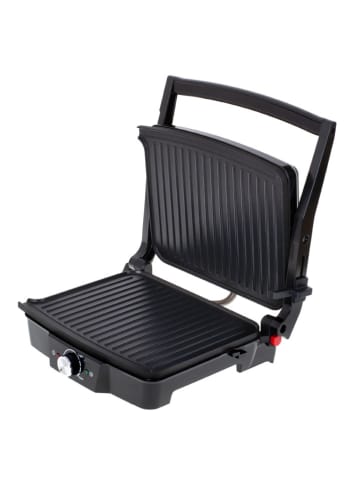 Tafelgrill zilverkleurig/zwart