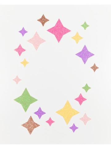 Glitzer-Tonpapier "Pastel" - ab 5 Jahren - 6 Blatt