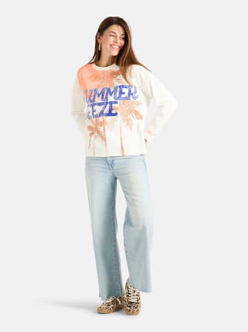 Bluza w kolorze kremowym