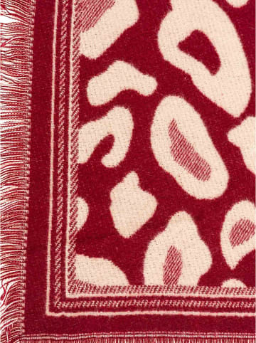 Dreieckstuch "Leo Fransen Kante" in Bordeaux - (L)170 x (B)95 cm