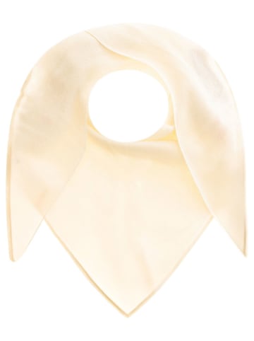 Kaschmir-Dreieckstuch in Creme - (L)174 x (B)70 cm