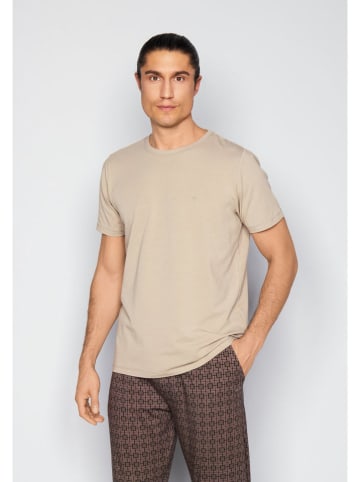 Pyjama-Oberteil in Beige