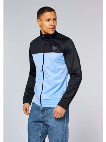 Übergangsjacke in Hellblau/ Schwarz