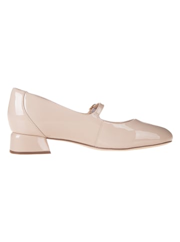 Leder-Spangenpumps "Daiss30" in Beige