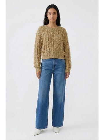 Sweter w kolorze jasnobrązowym