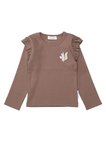 Longsleeve in Hellbraun