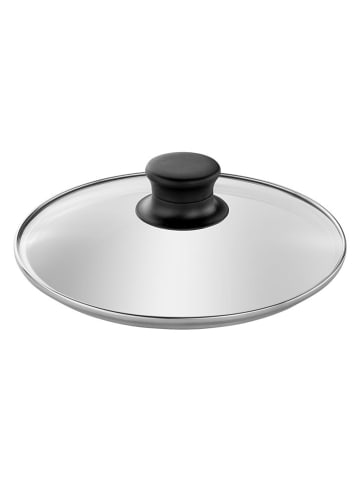 Glasdeckel in Schwarz - Ø 22 cm