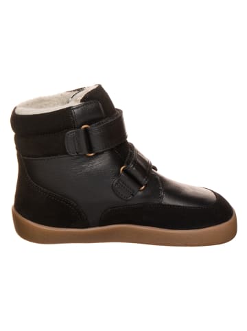 Leder-Winterboots "Basil" in Schwarz