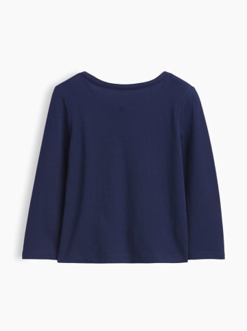 Longsleeve in Dunkelblau