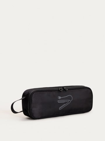 Glätteisen-Schutzhülle "Nubelle" in Schwarz - (L)37 x (B)12 cm
