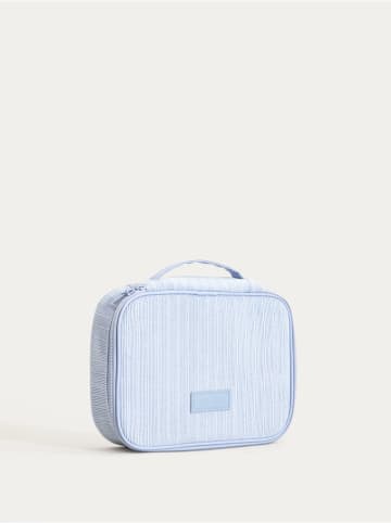 Kosmetiktasche ''Zafira'' in Hellblau - (B)24 x (H)18 x (T)7,5 cm