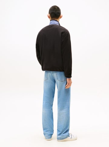 Sweatvest zwart/lichtblauw