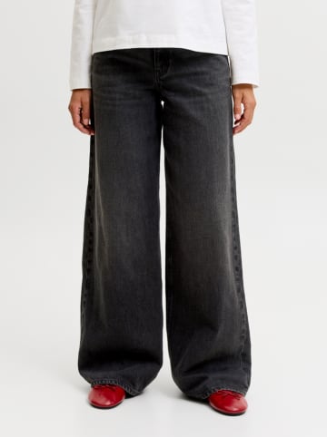 Jeans - Wide leg - in Anthrazit