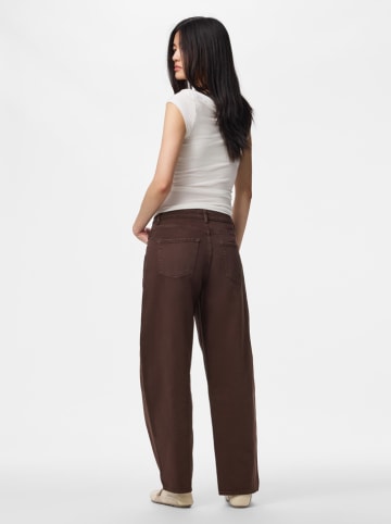 Jeans - Barrel fit - in Braun