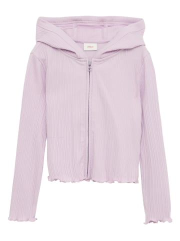 Sweatjacke in Rosa