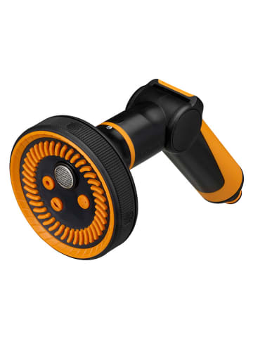 Wielofunkcyjny pistolet natryskowy w kolorze czarno-pomarańczowym