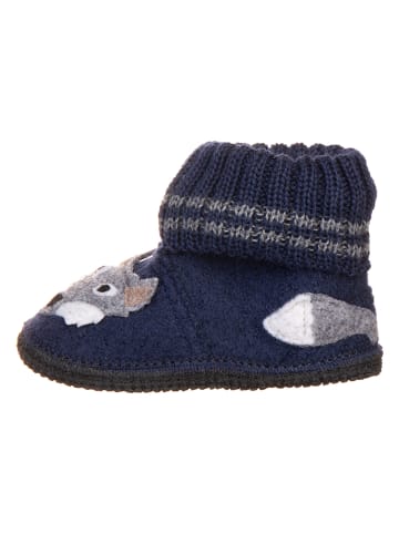 Pantoffels "Kauns" donkerblauw