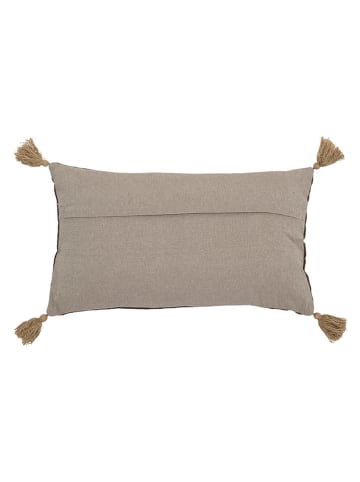 Kussen "Nesma" bruin/geel - (L)60 x (B)35 cm