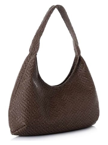 Schoudertas bruin - (B)40 x (H)18 x (D)11 cm