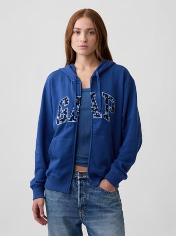 Sweatvest blauw