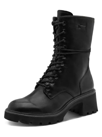 Leder-Boots in Schwarz