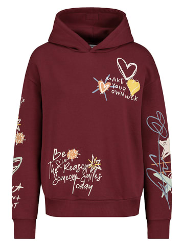 Hoodie in Bordeaux