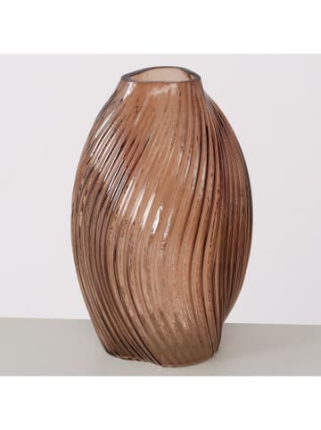 Vase "Warima" in Hellbraun - (H)25,5 cm