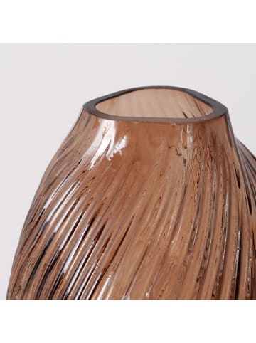Vase "Warima" in Hellbraun - (H)25,5 cm
