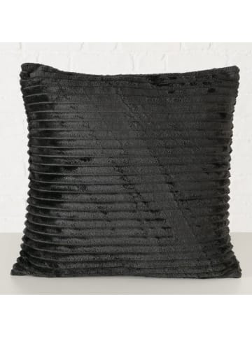 Kissen "Hygge" in Schwarz - (L)45 x (B)45 cm 