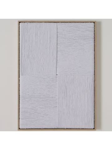 Bild "Kalmira" in Hellbraun/ Weiß - (L)70 x (B)50 cm